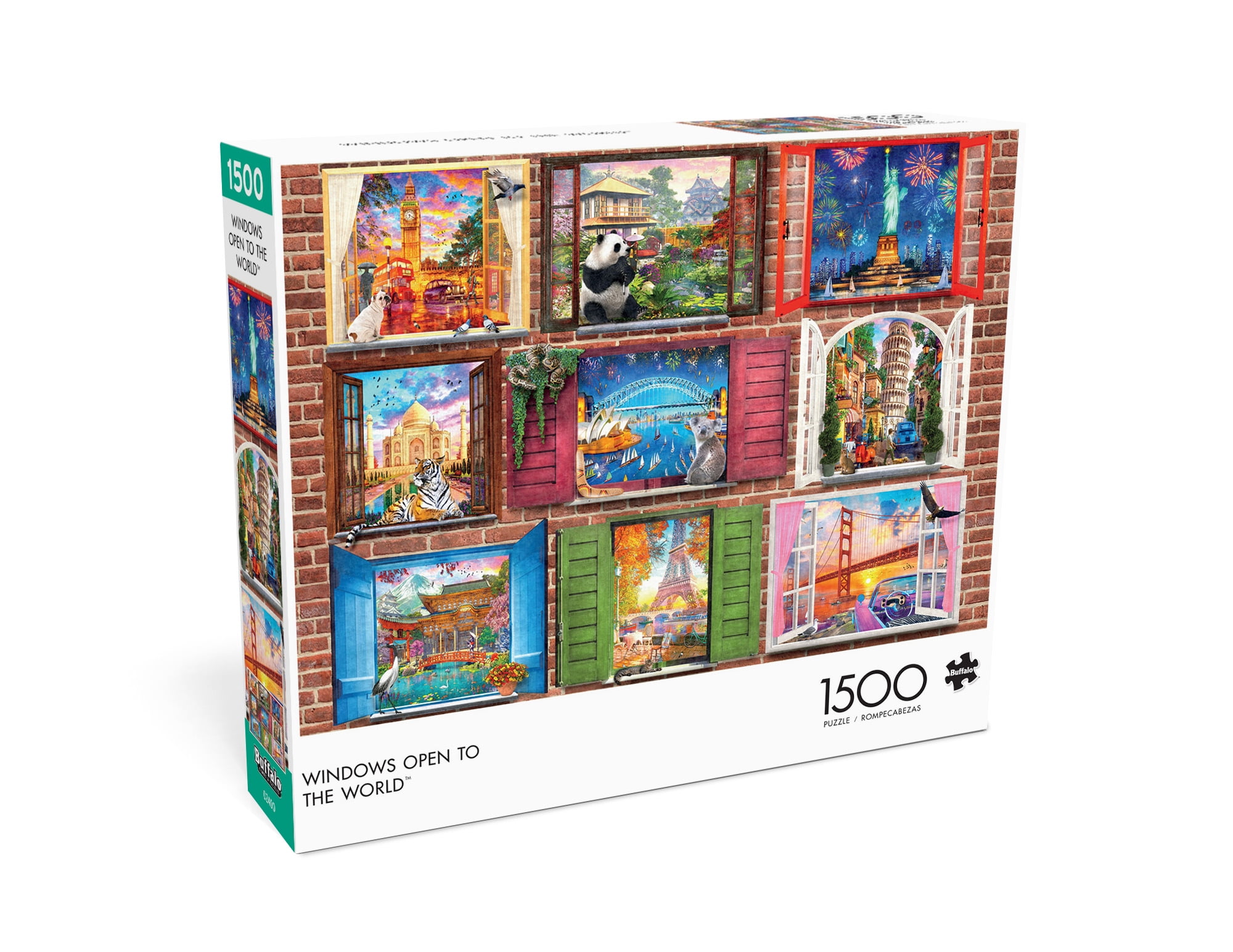Buffalo Games 1500-Piece Windows Open to the World Interlocking Jigsaw Puzzle for Adults Ages 14+