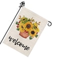 thumbnail image 2 of Bandera de jardín Girasol Impreso Primavera Yard Banner Decoración de arpillera Bandera de granja, Tipo 2 Vogacara HA005809-02, 2 of 6