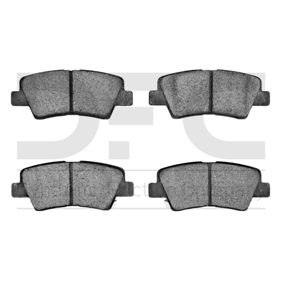 Dynamic Friction Company 5000 Advanced Brake Pads - Ceramic 1551-1812-00-Rear Set