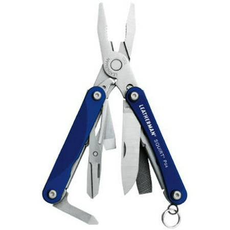 Leatherman Squirt PS4 Keychain Multi-Tool, Blue
