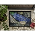 thumbnail image 3 of Carolines Treasures JMK1135JMAT Alligator Bleu Tapis Intérieur et Extérieur- 24 x 36 Po., 3 of 4