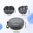 thumbnail image 3 of Denture Case, Portable Denture Bath Case, No-Leak Denture Bath Box with Strainer & Mirror (Grey), 3 of 7