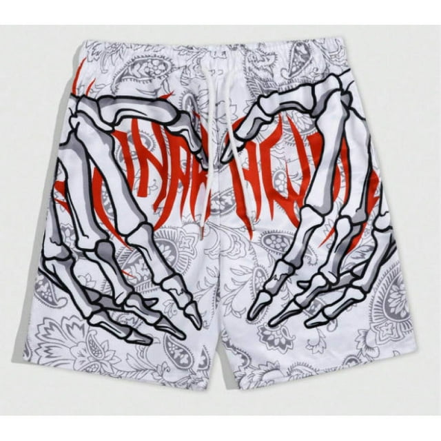 Summer men's shorts loose straight sand