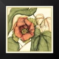 thumbnail image 2 of Goldberger, Jennifer 15x15 Black Modern Framed Museum Art Print Titled - Tropical Blooms and Foliage IV, 2 of 5