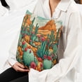 thumbnail image 6 of Cactus Stylish Velvet Throw Pillow Covers Inserts Set of 2 for Bed & Chair - Unique Patterns, 16x16, 18x18, & 20x20 Inches for Any Occasion!, 6 of 6