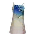 thumbnail image 5 of Moda mujer verano Casual Pullover impresión Sexy sin mangas MIni vestido Fridja hjkh4870, 5 of 5