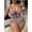 Multicolor, variant on Plus Size Women's Leopard Print Deep V-Neck Sexy Beach Vacation One-Piece Swimsuit
