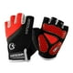 thumbnail image 1 of 1 par de guantes de medio dedo para deportes al aire libre, antideslizantes, transpirables, para ciclismo, escalada, pesca, equitación, talla M (rojo), 1 of 5