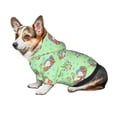 thumbnail image 6 of Goofa Spring Gnome Pattern Small Dog Sweater Hoodies Pet Grey Hooded Soft Fleece Sweatshirts with Pocket Fall Winter Puppy Cat Sweaters Warm Clothes-X-Small, 6 of 8