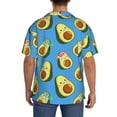 thumbnail image 3 of Kdxio Men'S Hawaiian Shirt For Men Short Sleeve Shirt Flowers Avocado Summer Casual Holiday Beach Button Down T-Shirts, 3 of 5
