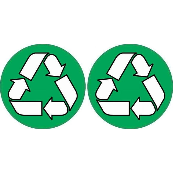 3in x 3in Recycling Stickers