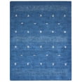 thumbnail image 2 of Get My Rugs UBSLSM515L0003A11 6 x 9 ft. Hand Knotted Loom Silk Mix Contemporary Rectangle Area Rug, Blue, 2 of 5