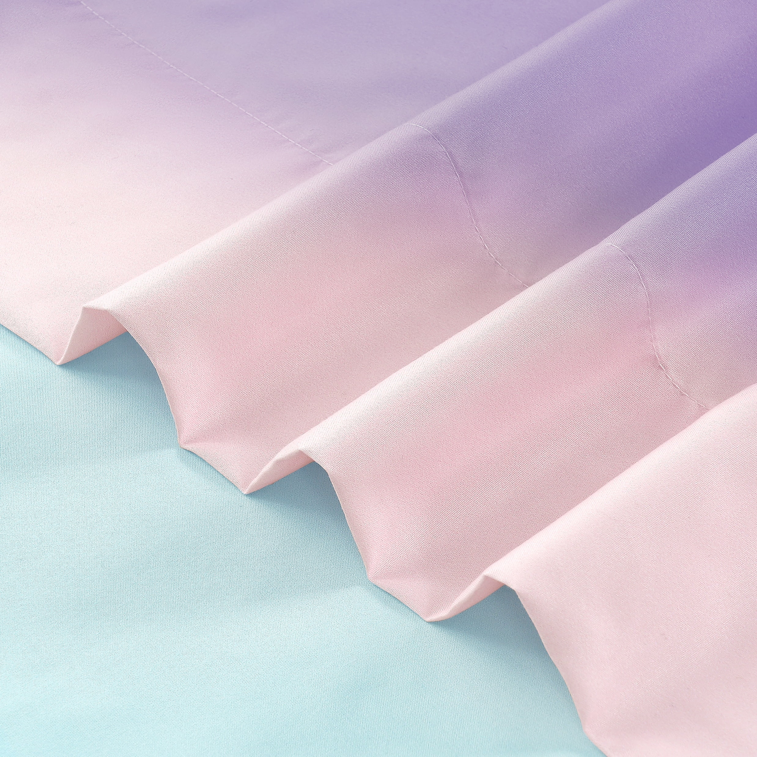 Your Zone Kids Super Soft Microfiber Sheet Set, Ombre, Full, 4 Piece