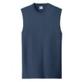 thumbnail image 5 of Yellow Rooster Men's Core Cotton Sleeveless Tee Navy M, 5 of 6