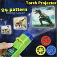 thumbnail image 4 of EIMELI Light Projector Story Book Educational Toy Kids Projection Torch Luminous Flashlight Animal Slide Show with 24 Images Slides Birthday Gift for Toddler Boys Girls (Dinosaur), 4 of 4