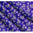 thumbnail image 3 of Soimoi Cotton Cambric Fabric Leaves, & Rose Floral Printed Fabric 1 Yard 42 Inch Wide, 3 of 7