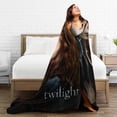 thumbnail image 6 of The Twilight Saga Blanket Cozy Warm Flannel Throw Blanket for Living Room Bedroom Bed Sofa Car, All Seasons Fleece Blankets Gifts for Kids Teens Adults 60"X50", 6 of 8