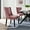 Dusty Rose, variant on Modway Baron 19.5" Modern Velvet Dining Chairs in Pink/Black (Set of 2)