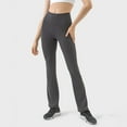 thumbnail image 4 of WILLBEST Pantalones de Yoga de Pierna Ancha Y Microelásticos para Mujer, de Cintura Alta, Cómodos para Hacer Ejercicio, Ropa Informal Chica, 4 of 7