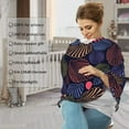 thumbnail image 4 of Haiem Colorful Shells Baby Nursing Cover & Nursing Poncho - Multi Use Cover for Baby Car Seat Canopy, Stroller Cover, 360°Full Privacy Breastfeeding Coverage, 4 of 9