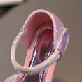 thumbnail image 5 of Girls Dress Shoes Low Heels Glitter Princess Shoes, 5 of 8