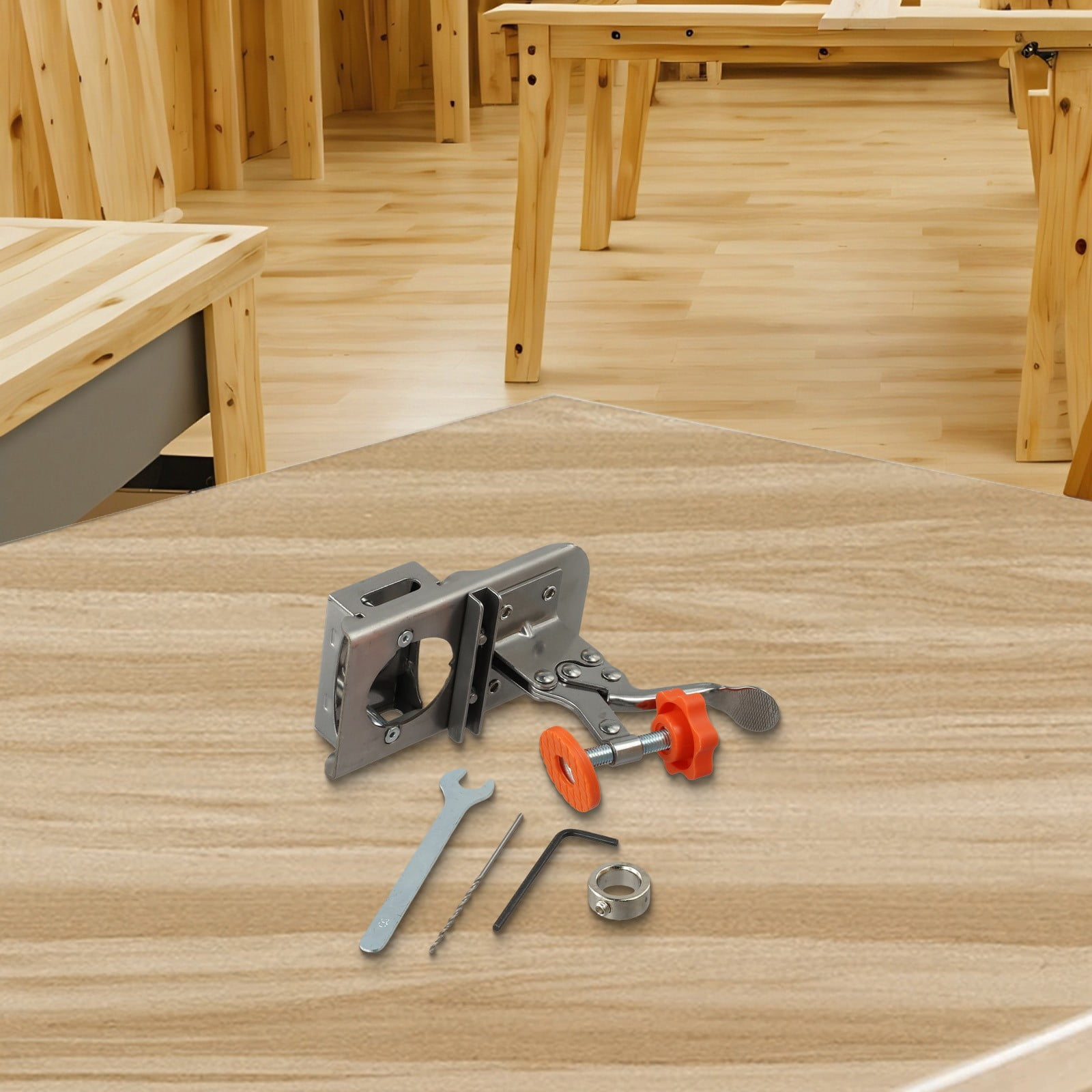 Woodworking 35Mm Hinge Boring Jig Hole Locator Puncher Aid For Door Cabinets Stainless Steel Hinge Positioning Punch A