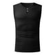 thumbnail image 4 of Camiseta Sin Mangas Para Mujer, Camisetas Sin Mangas Para Entrenamiento, Camisetas Sin Mangas, Camisetas Informales Sólidas Deportivas de Manga Corta Con Cuello en V, Jersey Abotonado Odeerbi ODB157608, 4 of 5