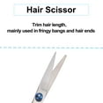 thumbnail image 3 of Unique Bargains Upgrade Straight Scissors for Long Short Thick Hard Soft Hair for Men Women with Blue Gasket Ring, 3 of 6