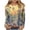 Dark Purple, variant on Mityle Womens Trendy Floral Prints Tops Long Sleeve Tshirts Causal Loose Fit Tees