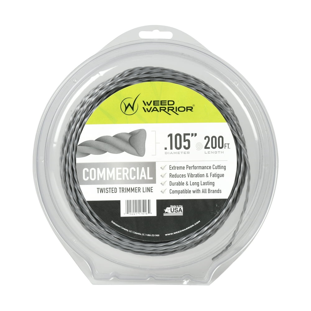 Weed Warrior® .105 in. x 200 ft. Nylon Commercial Trimmer Line