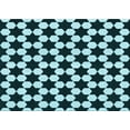 thumbnail image 1 of Ahgly Company Indoor Rectangle Patterned Blue Lagoon Blue Area Rugs, 4' x 6', 1 of 6