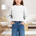 thumbnail image 3 of XIMIN Toddler Baby Knit Sweater Boys Girls Solid Color Crewneck Pullover Round Neck Long Sleeve Cute Sweaters Knitwear Fall Winter Warm Clothes, 3 of 3