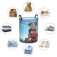thumbnail image 6 of Daiia Elephant Sits Round Laundry Basket with Handles Thickened Waterproof Circular hamper,Dirty Clothes Storage Basket for Bedroom,Bathroom,College Dorm-Medium, 6 of 8