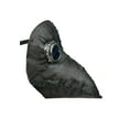 Steampunk Line Texture Ghoulish Productions Plague Doctor Black Mask,Adult Mask One size Latex ...