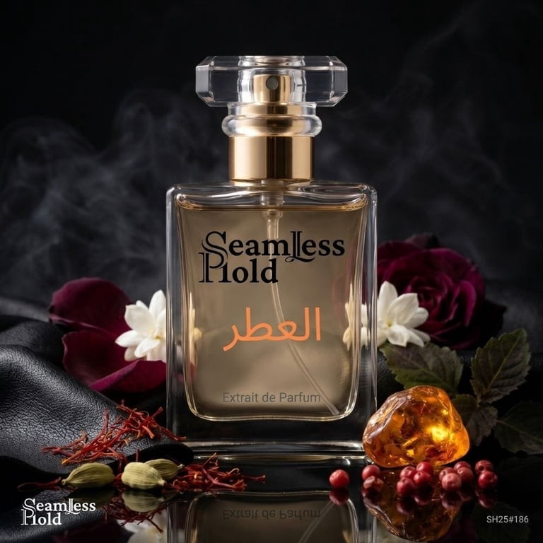Seamless Hold Dahn Al Oud Zafran Saffron Leather Perfume for Women