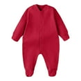 thumbnail image 3 of MEZZALL Toddler Jumpsuit Soft Bodysuit Front Snap Closure Home Wear Baby Boys Full Onesie With Built In Mittens And Non- Socks For Comfort Warmth Trendy Long Sleeve O-Neck Spring Child One-Pieces, 3 of 3