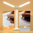 thumbnail image 4 of OUSITAID LED Double-Head USB Desk Lamp Eye Caring Double Swing Arm Table Lamps for Desk Headboard Video Conferencing(Type 9), 4 of 8