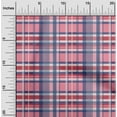 thumbnail image 1 of oneOone Georgette Viscose Fabric Madras Check Print Fabric BTY 42 Inch Wide, 1 of 3