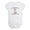 White, variant on iDzn Loved and Protected By Dogs Funny Rompers For Babies, Newborn Baby Unisex Bodysuits, Infant Jumpsuits, Toddler 0-24 Months Kids One-Piece Oufits