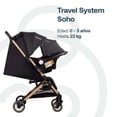 thumbnail image 2 of Bebesit Travel System Soho Carriola y Autoasiento Reclinable hasta 22 kg, 2 of 8