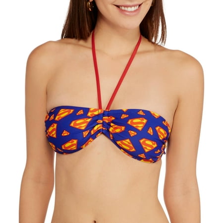 Swim Supergirl Bandeau Bikini Swimsuit Top