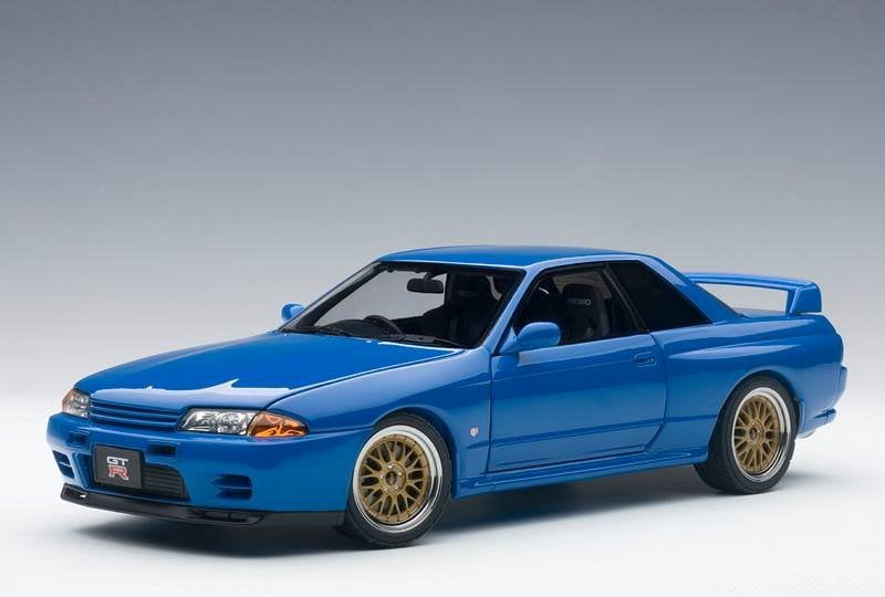 Nissan Skyline Gt R R32 V Spec Ii Tuned Version Blue Limited Edition To 1500pcs 1 18 Diecast Model Car By Autoart Walmart Com Walmart Com