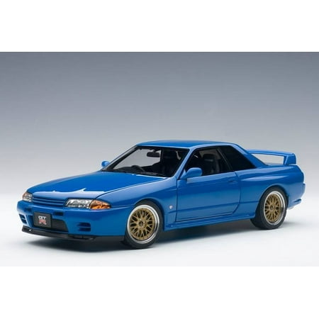 Nissan Skyline GT-R (R32) V-Spec II Tuned Version Blue Limited Edition to 1500pcs 1/18 Diecast Model Car by