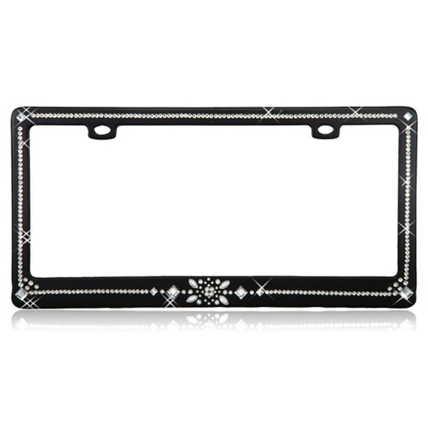 Insten Princess Diamond License Plate Frame