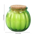thumbnail image 2 of Uxgjfwu Pumpkin Aromatherapy Candle with Cork Lid, Soy Wax for Halloween Holiday Gifts, Home Fragrance and Autumn Decoration, Glass Container, 2 of 6