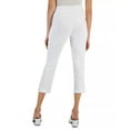 thumbnail image 4 of JM Collection Petite Tummy Control Pull On Ankle Pants Bright White PXL, 4 of 4