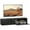 Black, variant on HOMCOM Floating TV Stand with Storage for 45, 55, 65in TVs, White