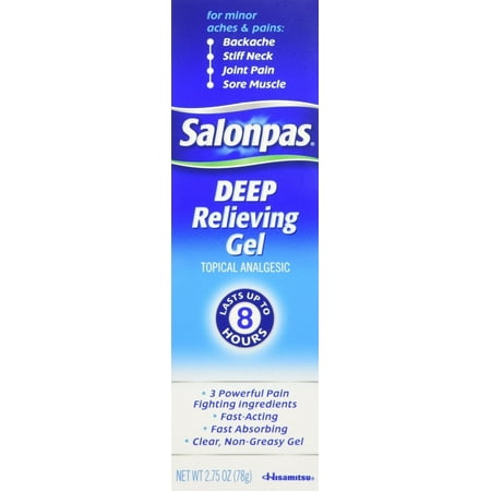Salonpas Deep Relieving Gel, 2.75 oz (Pack of 2)