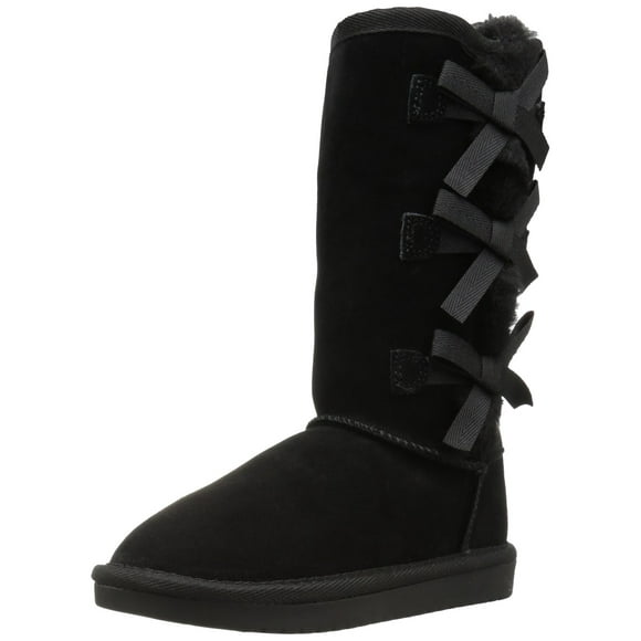 Koolaburra by UGG Unisex-Child Victoria Tall Boot, Black, 13