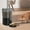 Black, variant on Smart pet Automatic Feeder, Timed Feeder With Adjustabled Feeding Schedule, Dry Food Dispenser, Pet Feeders, 1-4 Meals Per Day,-Power-Supply